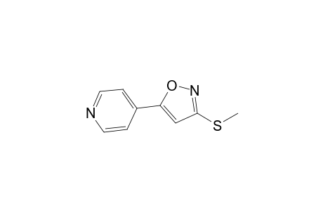 3-(methylthio)-5-pyridin-4-ylisoxazole