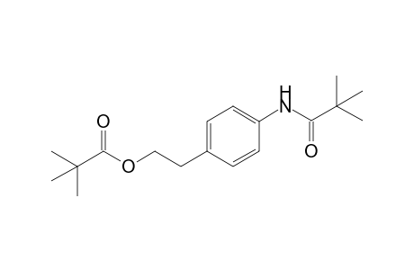2,2-Dimethylpropanoic acid 2-[4-[(2,2-dimethyl-1-oxopropyl)amino]phenyl]ethyl ester