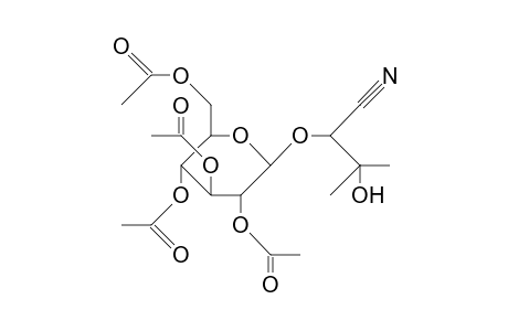 3-Hydroxy-heterodendrin tetraacetate