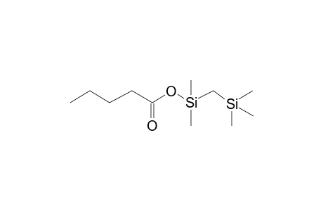Dimethyl[(trimethylsilyl)methyl]silyl pentanoate