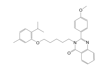 3-[5-(2-isopropyl-5-methylphenoxy)pentyl]-2-(4-methoxyphenyl)-4(3H)-quinazolinone