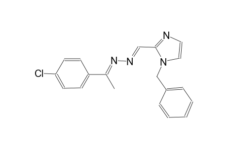 1-benzyl-1H-imidazole-2-carbaldehyde [(E)-1-(4-chlorophenyl)ethylidene]hydrazone
