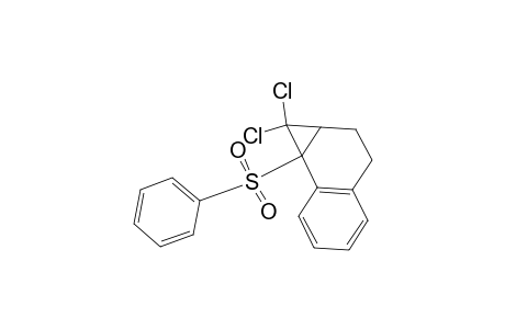 1H-Cyclopropa[a]naphthalene, 1,1-dichloro-1a,2,3,7b-tetrahydro-7b-(phenylsulfonyl)-