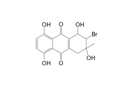 (1RS,2SR,3SR)-2-Bromo-1,3,5,8-tetrahydroxy-3-methyl-1,2,3,4-tetrahydro-9,10-anthraquinone
