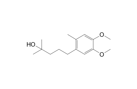 5-(4'-Hydroxy-4'-methylpentyl)-1,2-dimethoxy-4-methylbenzene
