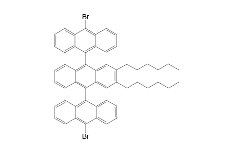 10,10"-Dibromo-2',3'-dihexyl-9,10-trianthrylene