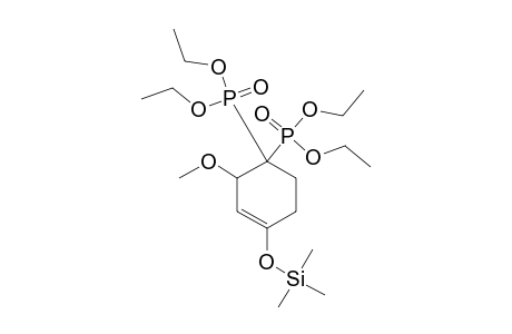 Tetraethyl 2-methoxy-4-(trimethylsilyloxy)cyclohex-3-ene-1,1-bis(phosphonate)