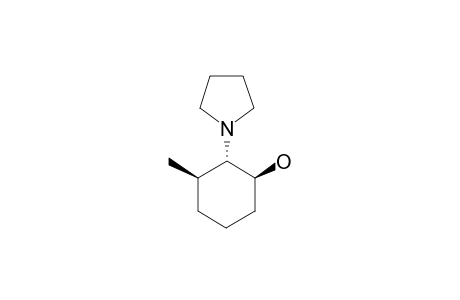 CIS-3-METHYL-TRANS-2-(1-PYRROLIDINO)-CYCLOHEXANOL