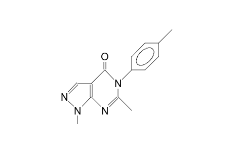 1,6-Dimethyl-5-(4-tolyl)-1H-pyrazolo(3,4-D)pyrimidin-4(5H)-one