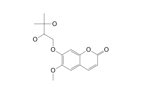 7-(2,3-DIHYDROXY-3-METHYLBUTYLOXY)-6-METHOXYCOUMARIN