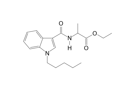 Ethyl 2-([(1-pentyl-1H-indol-3-yl)carbonyl]amino)propanoate