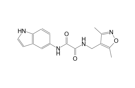ethanediamide, N~1~-[(3,5-dimethyl-4-isoxazolyl)methyl]-N~2~-(1H-indol-5-yl)-