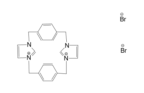 [1(4)]-paracyclo-bis(1,3)-Imidazoliophanium dibromide