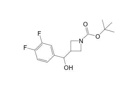 tert-butyl 3-[(3,4-difluorophenyl)(hydroxy)methyl]azetidine-1-carboxylate
