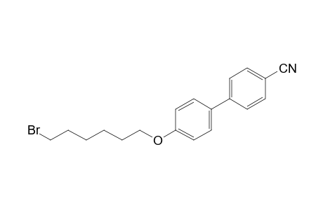 4'-(6-Bromohexyloxy)-4-cyanobiphenyl[1,1'-Biphenyl]-4-carbonitrile, 4'-[(6-bromohexyl)oxy]-