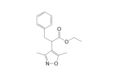 Ethyl 2-(3',5'-dimethyl-4'-isoxazolyl)-3-phenylpropionate