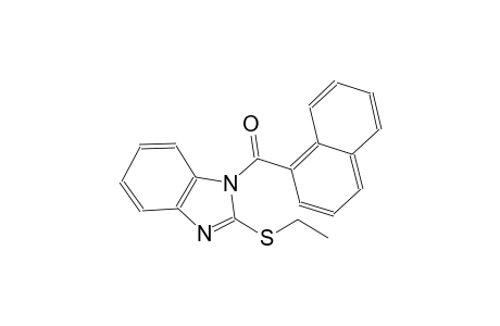 1H-benzimidazole, 2-(ethylthio)-1-(1-naphthalenylcarbonyl)-