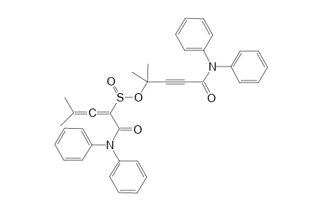 4-methyl-1-oxo-1-(N-phenylanilino)-2-penta-2,3-dienesulfinic acid