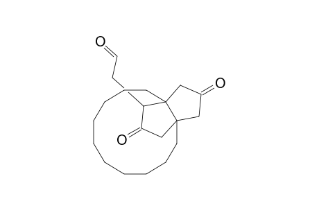 13-(2'-Oxoethyl)tricyclo[10.3.3.0(1,12)]octadecane-14,17-dione