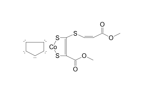 2-Cobalta-1,3-dithiol, cyclopentadienyl-4-methoxycarbonyl-5-(methoxycarbonyl-cis-ethenthia)-