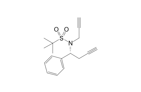 (1R)-N-(tert-Butanesulfonyl)-N-(2-propyl)-1-phenylbut-3-yn-1-amine