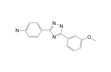 4-[5-(3-Methoxyphenyl)-1H-1,2,4-triazol-3-yl]aniline