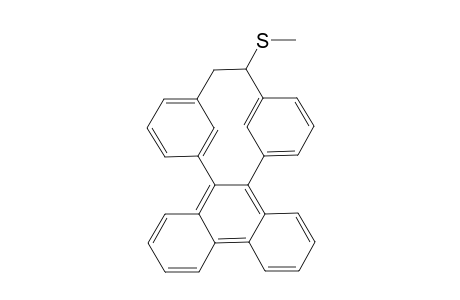 9,13:16,20-Dimethenocyclotetradeca[l]phenanthrene, 14,15-dihydro-14-(methylthio)-, stereoisomer