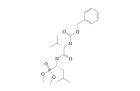 DIMETHYL-N-(BENZYLOXYCARBONYL)-L-VALYL-(2-DECARBOXY-D-LEUCIN-2-YL)-PHOSPHONATE