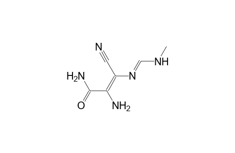 1-{[(N-Methyl)aminomethyl]imino}-1-cyano-2-amino-2-(aminocarbonyl)ethane