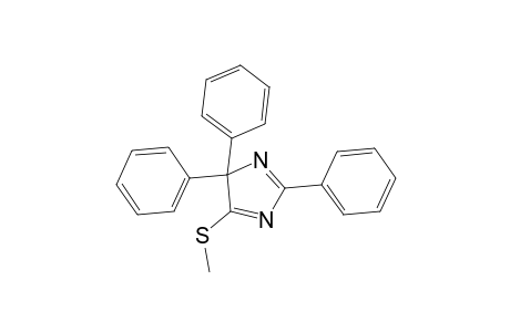 4H-Imidazole, 5-(methylthio)-2,4,4-triphenyl-
