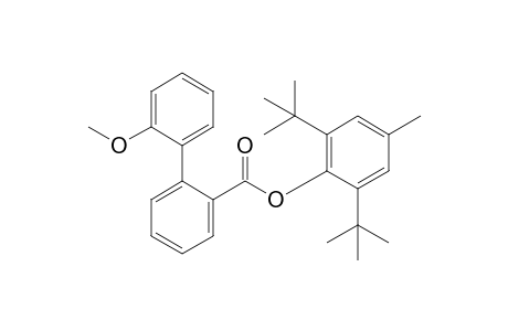 2,6-Di-t-butyl-4-methylphenyl 2'-Methoxybiphenyl-2-carboxylate