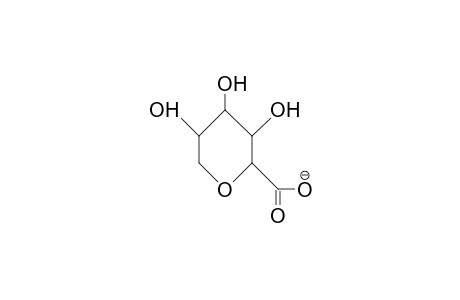 Gluconate .delta.-lactone anion