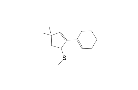 (2-(cyclohex-1-en-1-yl)-4,4-dimethylcyclopent-2-en-1-yl)(methyl)sulfane