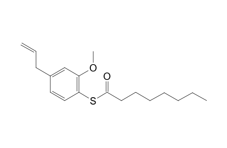 S-(4-allyl-2-methoxyphenyl) octanethioate