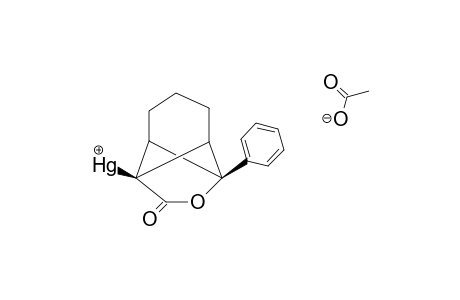 6-ACETOXYMERCURIO-7-PHENYLBICYCLO-[3.1.1]-HEPTANE-6,7-CARBOLACTONE