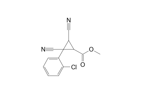 1-(Methoxycarbonyl)-2-(o-chlorophenyl)-2,3-dicyanocyclopropane