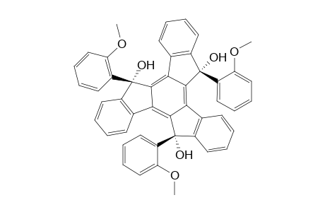 5.alpha.,10.alpha.,15.alpha.-Trihydroxy-5.beta.,10.beta.,15.beta.-tris(2'-methoxyphenyl)-10,15-dihydro-5H-diindeno[1,2-a : 1',2'-c]fluorene