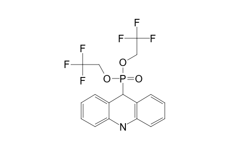 9-Bis(2',2',2'-trifluoroethyl)phosphono-10-hydroacridane