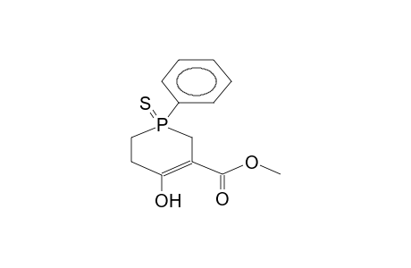 1-PHENYL-1-THIOXO-3-CARBOMETHOXYPHOSPHORINAN-4-ONE ENOL