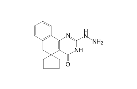 Benzo[h]quinazolin-4(3H)-one, 4a,5,6,10b-tetrahydro-2-hydrazino-5-spirocyclopentane-