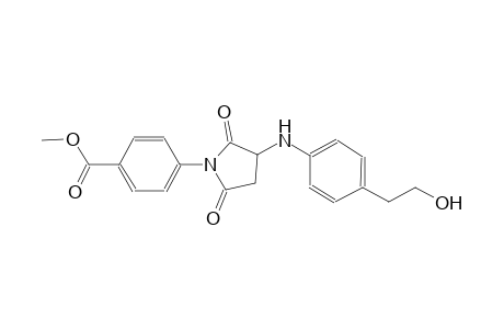4-[3-[4-(2-Hydroxy-ethyl)-phenylamino]-2,5-dioxo-pyrrolidin-1-yl]benzoic acid, methyl ester