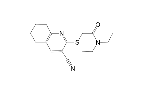 acetamide, 2-[(3-cyano-5,6,7,8-tetrahydro-2-quinolinyl)thio]-N,N-diethyl-
