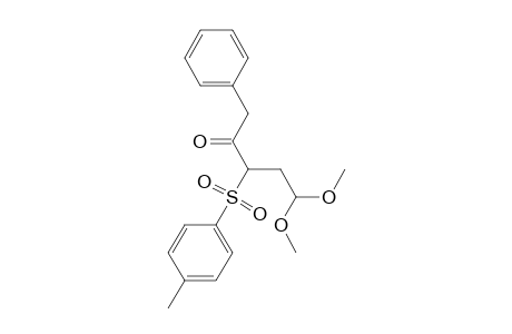 5,5-Dimethoxy-1-phenyl-3-tosyl-2-pentanone