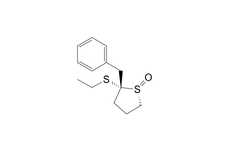 (1R,2S)-2-(ethylthio)-2-(phenylmethyl)thiolane 1-oxide