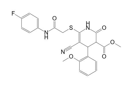 3-pyridinecarboxylic acid, 5-cyano-6-[[2-[(4-fluorophenyl)amino]-2-oxoethyl]thio]-1,2,3,4-tetrahydro-4-(2-methoxyphenyl)-2-oxo-, methyl ester