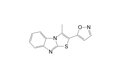 2-(Isoxazol-5-yl)-3-methylthiazolo[3,2-a]benzimidazole