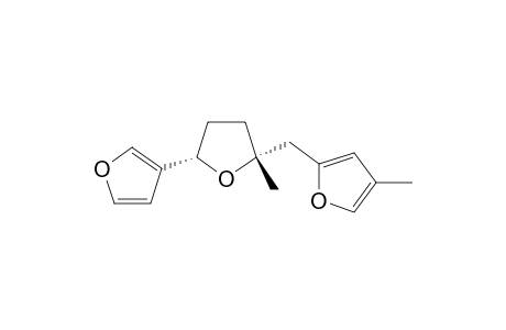 (2S-cis)-2,3,4,5-Tetrahydro-5-methyl-5-[(4-methyl-2-furanyl)methyl]-2,3'-bifuran