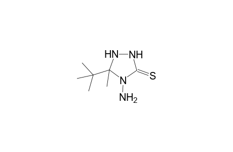 4-Amino-5-t-butyl-5-methyl-1,2,4-triazole-3-thione