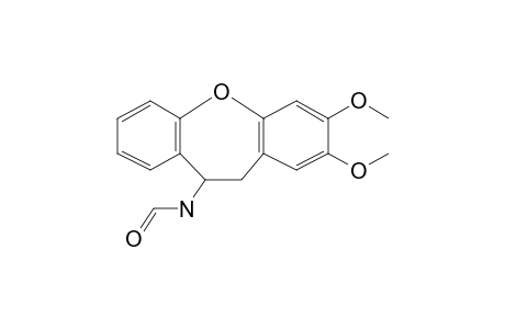 10-Formamido-10,11-dihydro-2,3-dimethoxydibenz(B,F)oxepin