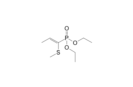 (Z)-1-diethoxyphosphoryl-1-(methylthio)-1-propene